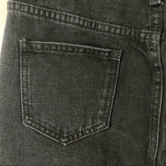 | missguided • faded black distressed tall denim mini shirt | - Picture 11 of 15